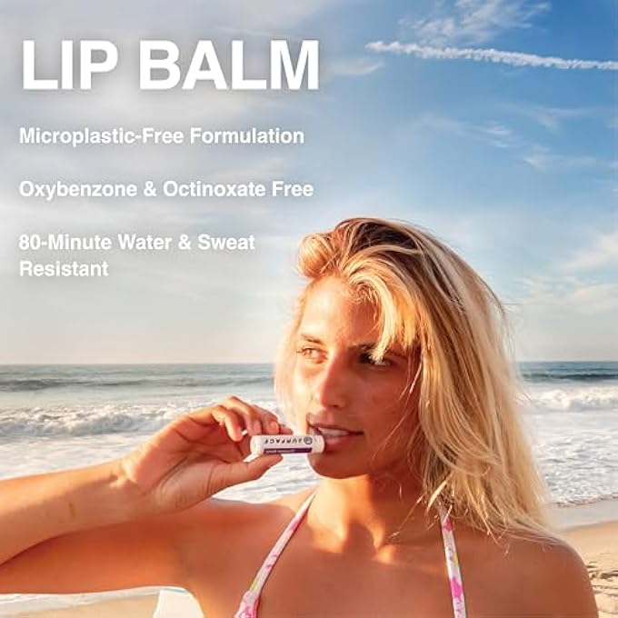 surface sun systems SURFACE SPF 30 SUNSCREEN LIP BALM, BROAD SPECTRUM SPF LIP SUNSCREEN FOR DRY CRACKED LIPS, MOISTURIZING CHAPSTICK FOR OUTDOOR USE, WATER RESISTANT LIP PROTECTION FOR 80 MINUTES, COCONUT BERRY, 0.15OZ - Image 3